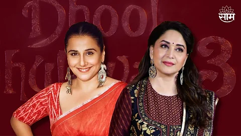 Vidya Balan Vs Madhuri Dixit Dance on Aami Je Tomar Song From Bhool Bhulaiyaa 3 Movie