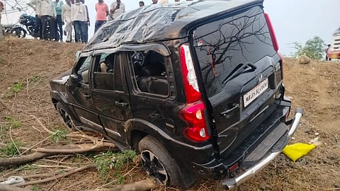Buldhana Accident: हळदीच्या कार्यक्रमाला जाणारी जीप पलटली; ४ जण ठार,५ जण जखमी