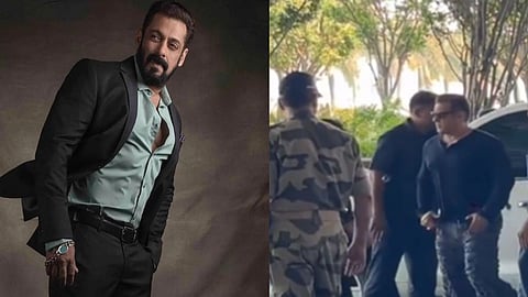 Salman Khan Spot On Mumbai Airport