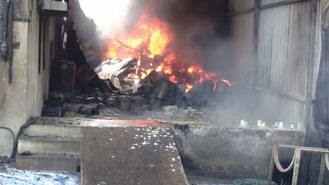 छत्रपती संभाजीनगरमध्ये भीषण आग