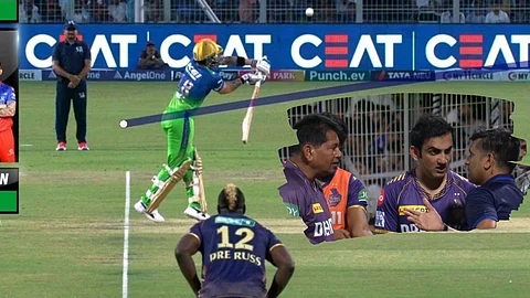 Virat Kohli Wicket: विराटच्या विकेटवरुन गंभीर थेट अंपायरशी भिडला? KKR - RCB सामन्यातील तो Video व्हायरल