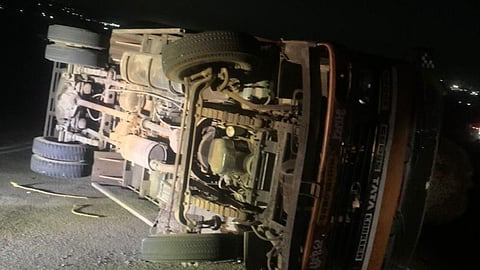 youth passed away three injured in a accident at shindawane ghat