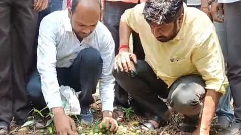 bacchu kadu visits orange gardens unseasonal rain in amravati