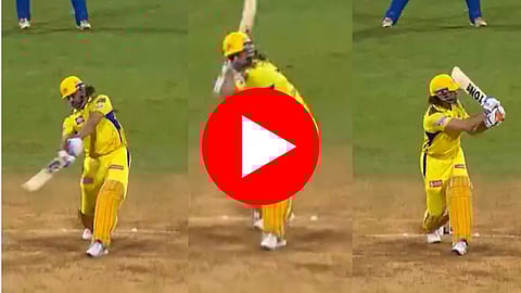 MS Dhoni Sixes: तो आला अन् त्याने धू धू धुतलं.. हार्दिकच्या गोलंदाजीवर धोनीचे लागोपाठ ३ षटकार - Video