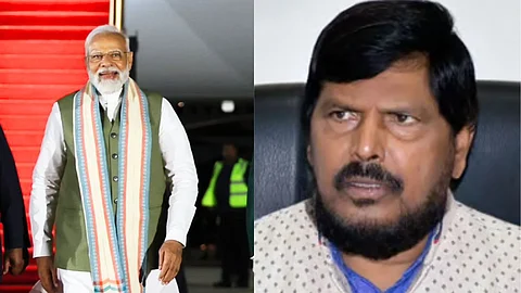 Ramdas Athawale : मोदींना हरवणे येड्या गबाळ्याचे काम नाही; रामदास आठवलेंचा विरोधकांवर निशाणा