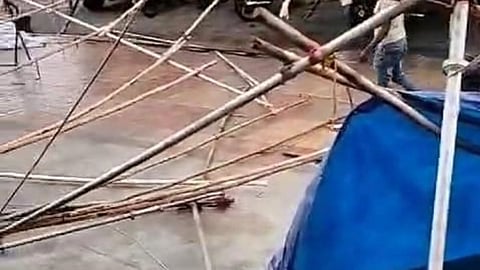 unseasonal rain hits bhandara since two days