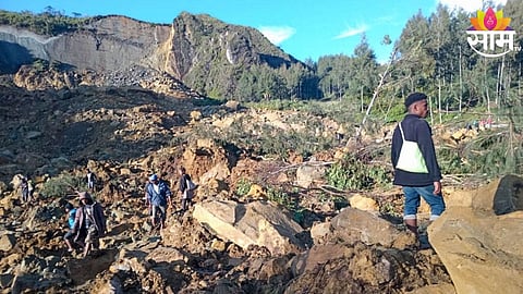 पापुआ न्यू गिनीयात भूसख्खलन