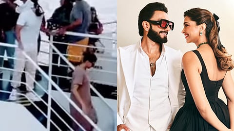 Unseen Pic Of Deepika Flaunting Baby Bump