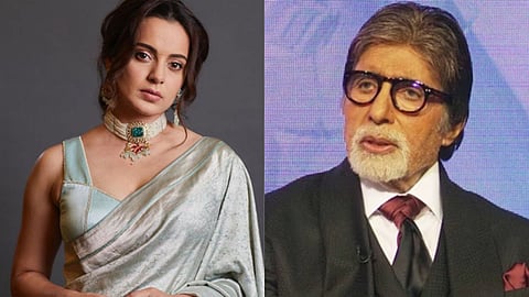 Kangana Ranaut : अमिताभ बच्चन यांच्याशी तुलना केल्यानंतर कंगना झाली ट्रोल, नेटकऱ्यांनी खिल्ली उडवत चांगलंच सुनावलं
