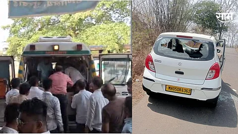 भिवंडीत निलेश सांबरे यांच्या कार्यकर्त्यांवर प्राणघातक हल्ला, कारचीही केली तोडफोड