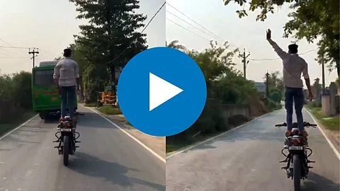 Bike Stunt Viral Video