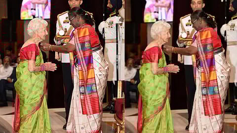 वय १०१, योग प्रशिक्षक; पद्मश्री पुरस्कारानं राष्ट्रपतींच्या हस्ते सन्मान, कोण आहेत चार्लोट चोपिन?