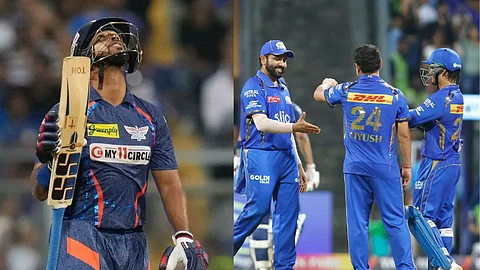 MI vs LSG, IPL 2024: राहुल- पुरनची तुफान फटकेबाजी! मुंबईला जिंकण्यासाठी २१५ धावांची गरज