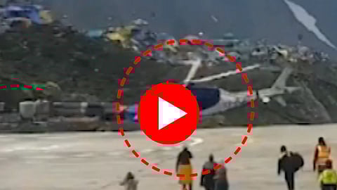 Kedarnath Helicopter Viral Video