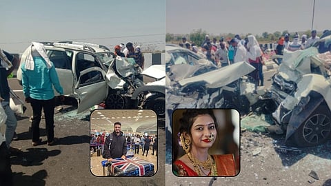 MLA Kiran Sarnaik Brother Car Accident