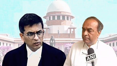 Supreme Court: ...तर मानधन सोडा, घशाला आराम द्या; रोहतगींच्या त्या विनंतीवर CJI चंद्रचूड यांचं उत्तर