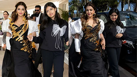 Cannes Festival 2024 : हात फ्रॅक्चर असतानाही ऐश्वर्याची कान्स रेड कार्पेटवर रुबाबत एन्ट्री, लेक आराध्याचं होतंय कौतुक