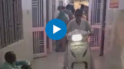 Nurse Scooter Ride In Hospital