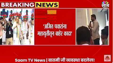 Maharashtra Politics : अजितदादांना महायुतीतून बाहेर काढा, आमदार राहुल कुल यांच्यासमोरच भाजप पदाधिकारी थेट बोलला; VIDEO
