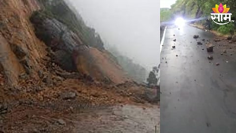 Sangli Ganeshkhind Landslide: गणेश खिंडीत दरडी काेसळण्याच्या घटना, सांगली प्रशासन उपाययाेजना कधी करणार?
