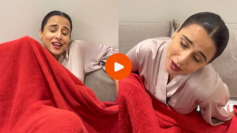 Vidya Balan Video : विद्या बालनचा आळस 'अतिशय युनिक अतिशय वेगळा'; रॅप साँगवर भन्नाट रील, VIDEO बघा!
