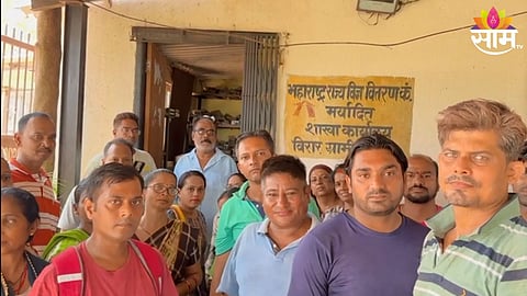 Virar News: विद्युत पुरवठ्यासाठी बरफपाडामधील नागरिकांचा महावितरण कार्यालयावर मोर्चा,नाेंदविला कारभाराचा निषेध