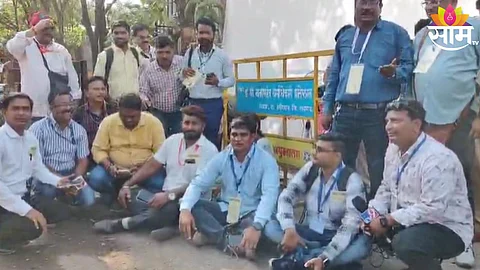 कल्याण- पालघरमध्ये वायफाय बंद, माहिती मिळण्यासही विलंब; पत्रकारांचा मतमोजणी केंद्राबाहेर ठिय्या