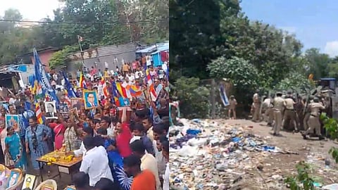 Mumbai News: पवईमध्ये अतिक्रमण कारवाईदरम्यान दगडफेक, ५ पोलिस जखमी