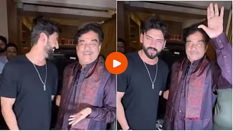 Shatrughan Sinha Hugs And Zaheer Iqbal : जावई आवडला, विषय संपला! सोनाक्षीच्या होणाऱ्या नवऱ्याला शत्रुघ्न सिन्हांनी मारली मिठी! VIDEO