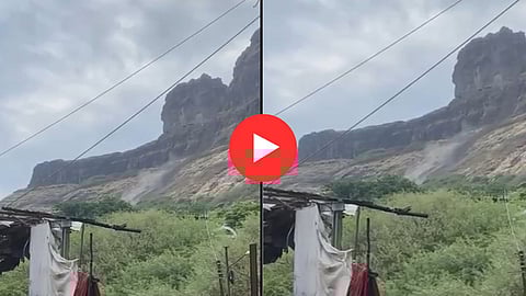 घरात गाढ झोपेत असताना मलंगगडाची दरड कोसलळी, लेकाला वाचवाताना वडिलांचा मृत्यू