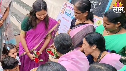 solapur zilla parishad ceo manisha awhale admitted daughter in anganwadi school begins from today