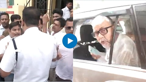 पश्चिम बंगालमध्ये तुफान राडा; TMC कार्यकर्त्यांनी भाजप उमेदवाराला घेरलं, पाहा VIDEO
