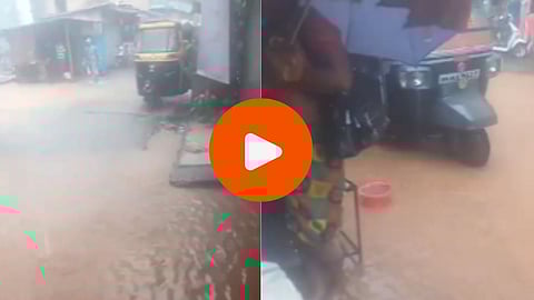 Ratnagiri Rain Video: रत्नागिरीला मुसळधार पावसाने झोडपलं, खेड शहरातील गांधी चौकात पूर सदृश्य परिस्थिती
