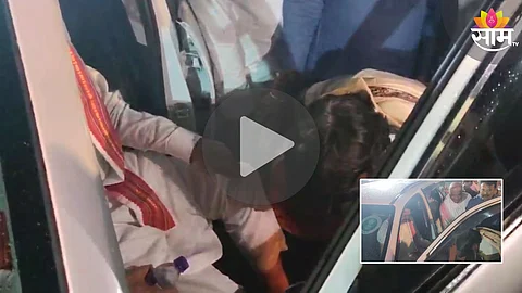काँग्रेस कार्यकर्त्यानं धुतले नाना पटोले यांचे चिखलानं माखलेले पाय, पाहा व्हिडिओ