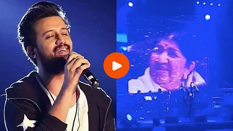 Atif Aslam Viral Video : आतिफ अस्लमने भर कॉन्सर्टमध्ये लतादीदींना दिली सुरेल आदरांजली, पाहा Video