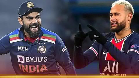 Virat Kohli: किंग कोहलीचा दरारा! या बाबतीत दिग्गज फुटबॉलपटू नेमारलाही सोडलं मागे