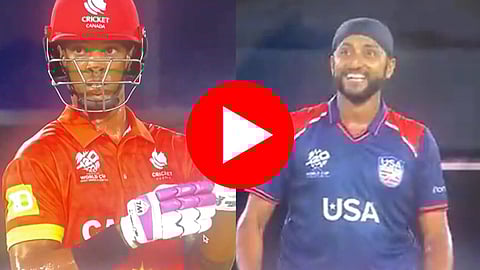 USA vs Canada:कॅनडा विरुद्ध अमेरिका सामन्यात खेळाडूंचा हिंदी भाषेत मजेशीर संवाद ,Video व्हायरल