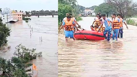 कोल्हापूरला पुराने वेढलं; जिल्ह्यातील सर्वच नद्यांना पूर, KDRFकडून बोटीतून नागरिकांचं सुरक्षितस्थळी स्थलांतर