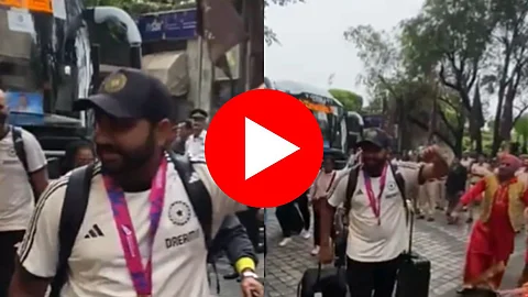Team India Come Home: जल्लोष तर होणारच! भारतात येताच रोहितचा फॅन्ससोबत भन्नाट डान्स, पाहा VIDEO