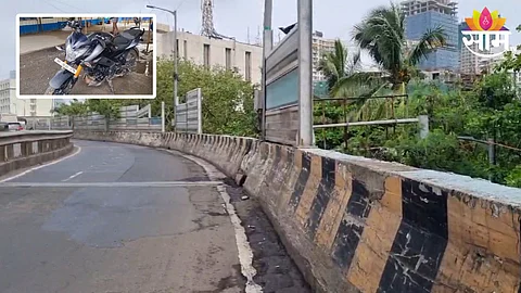 भरधाव दुचाकी पूलावरून २० फूट खाली कोसळली; पहाटेच्या भीषण अपघातात २ तरुणांचा मृत्यू