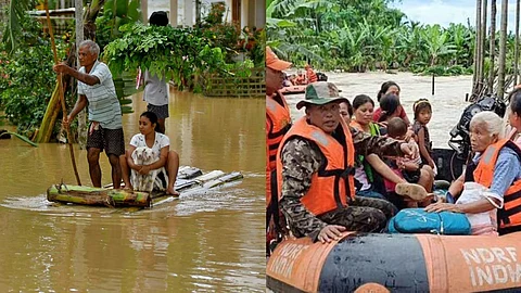 Assam- Manipur Flood: आसाम- मणिपूरमध्ये पावसाचा हाहाकार, पूरामुळे ४८ जणांचा मृत्यू; जनजीवन पूर्णत: विस्कळीत