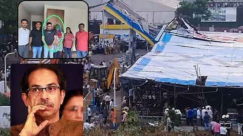 होर्डिंग दुर्घटना प्रकरणात ठाकरेंचा हात, मातोश्रीपर्यंत पोहोचले धागेदोरे? भाजप आमदारांची चौकशीची मागणी