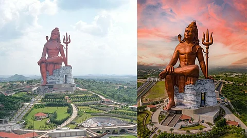 जगातील भगवान शंकराची सर्वात उंच मूर्ती; काय आहेत 'विश्वास स्वरूपम'चं प्रमुख वैशिष्ट्ये?