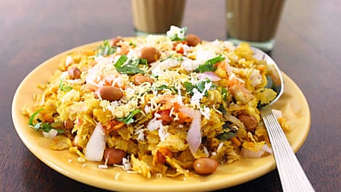 high fiber poha recipe