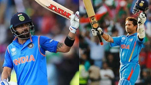 virat kohli sachin tendulkar