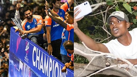 टीम इंडियाला पाहण्यासाठी भन्नाट कल्पना सुचली कशी? झाडावर बसणाऱ्या कार्यकर्त्याने सर्वच सांगितलं