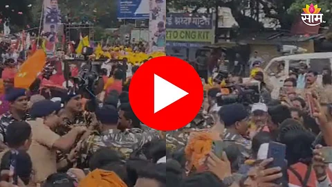 Swapnil Kusale: स्वप्नील कुसाळेच्या मिरवणुकीत गोंधळ; पोलिसांकडूनच पत्रकारांना धक्काबुक्की, पाहा VIDEO