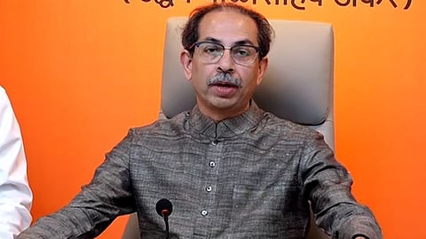 Sunil Modi, Kolhapur city chief of Shiv Sena (UBT), announcing his resignation after the civic poll results.