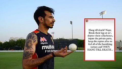 Yuzvendra Chahal on Kolkata Rape Murder Case