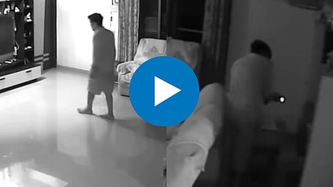 Thief Entering House Of Marathi Director Swapna Waghmare